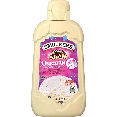 Add a Touch of Magic to Your Desserts with Smuckers Unicorn Maagic Shell